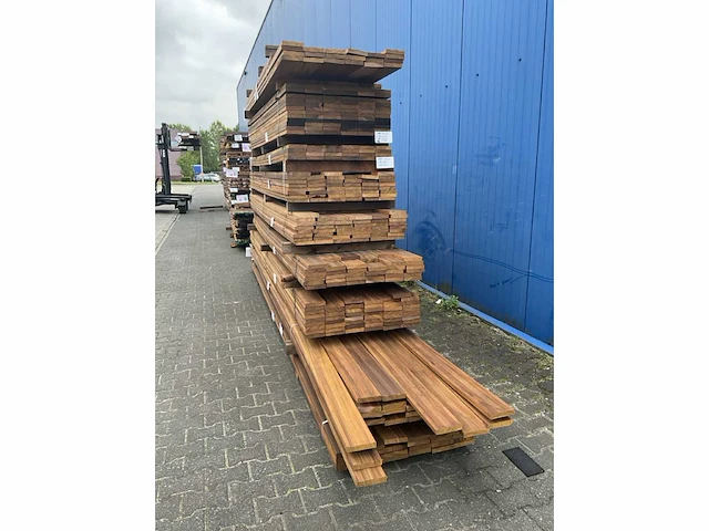 Okan partij hardhout brugdek planken 24 x 120 (356x) - afbeelding 14 van  18