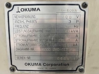 Okuma - 2000 - ma 40 ha - horizontaal cnc-bewerkingscentrum - afbeelding 16 van  17