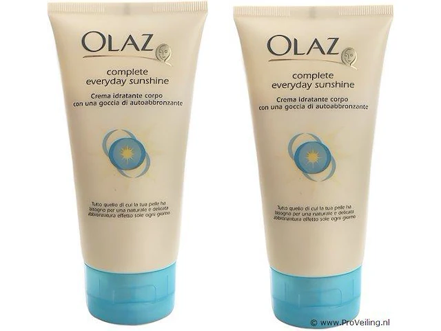 Olaz complete everyday sunshine – hydraterende bodycrème met zelfbruinende werking en spf 15 - afbeelding 1 van  1