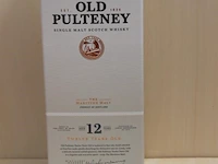 Old pulteney 12 jaar oud whisky- 70 cl - winkelverkoopprijs € 35.95