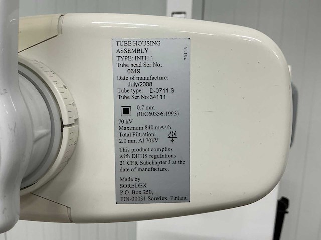 Oldelft - intr - röntgen toestel tandheelkunde - afbeelding 4 van  5