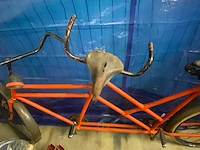 Oldtimer tandem fiets - afbeelding 9 van  9
