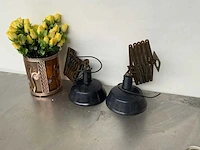 Oldwood - schaarlamp (2x) - afbeelding 1 van  6