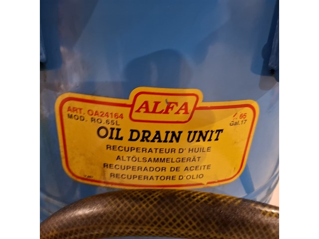 Olie opvangunit met 2x olie opvangbak met tuit, o.a. alfa, ro.65l - afbeelding 3 van  19
