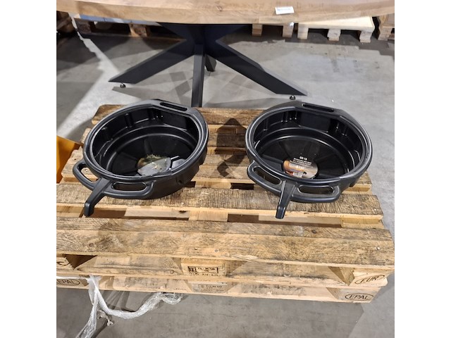 Olie opvangunit met 2x olie opvangbak met tuit, o.a. alfa, ro.65l - afbeelding 4 van  19