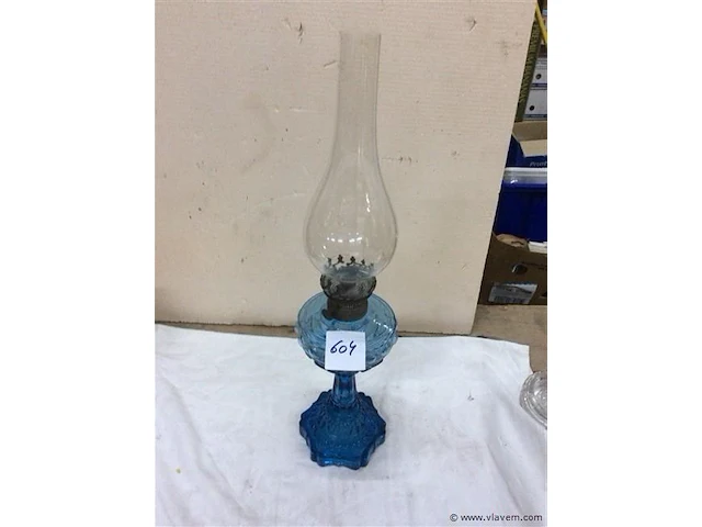Olielamp blauw - afbeelding 1 van  3