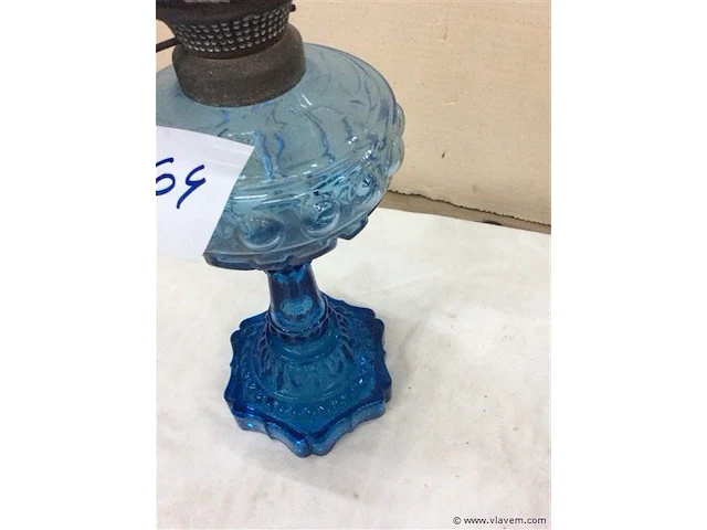 Olielamp blauw - afbeelding 2 van  3
