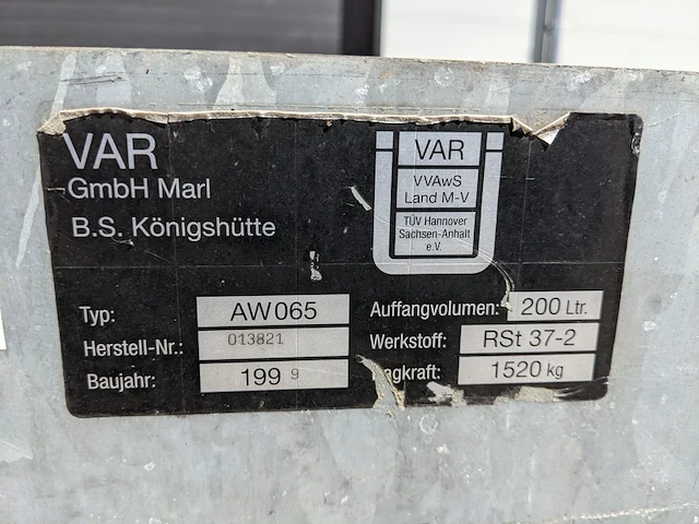 Olielekbak, var, aw065, 1999 - afbeelding 7 van  7
