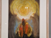 Olieverf schilderij, han mes, varen naar het licht - afbeelding 5 van  8