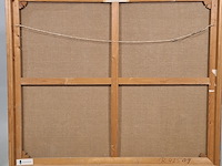 Olieverf schilderij, krijn meuldijk, een nieuw glas, 1982 - afbeelding 7 van  8