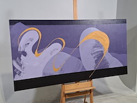 Olieverf schilderij op doek, carolien herman, jo, 2001 - afbeelding 2 van  9