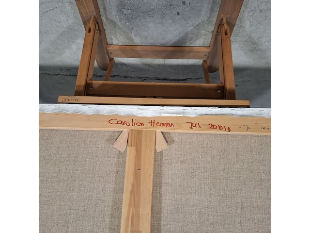 Olieverf schilderij op doek, carolien herman, jo, 2001 - afbeelding 8 van  9