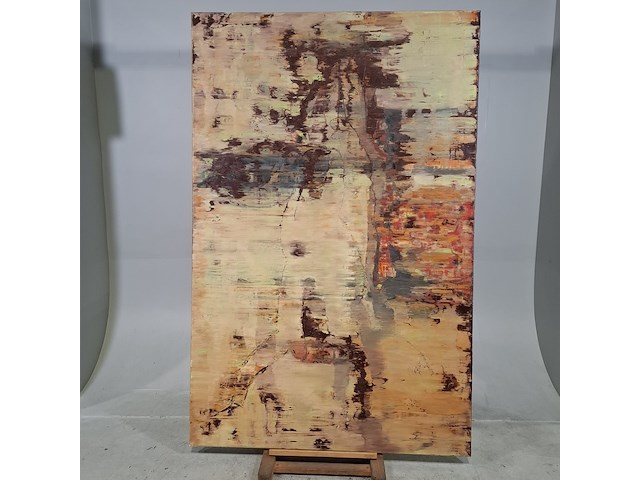 Olieverf schilderij op doek, uwe poth, hortus, 2000 - afbeelding 1 van  8