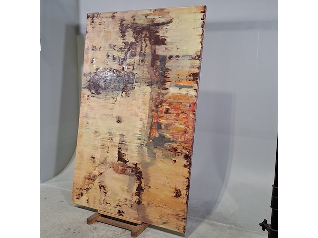 Olieverf schilderij op doek, uwe poth, hortus, 2000 - afbeelding 3 van  8