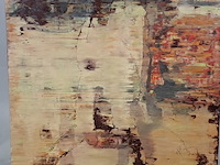 Olieverf schilderij op doek, uwe poth, hortus, 2000 - afbeelding 5 van  8