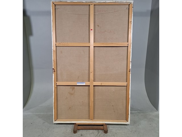 Olieverf schilderij op doek, uwe poth, hortus, 2000 - afbeelding 6 van  8