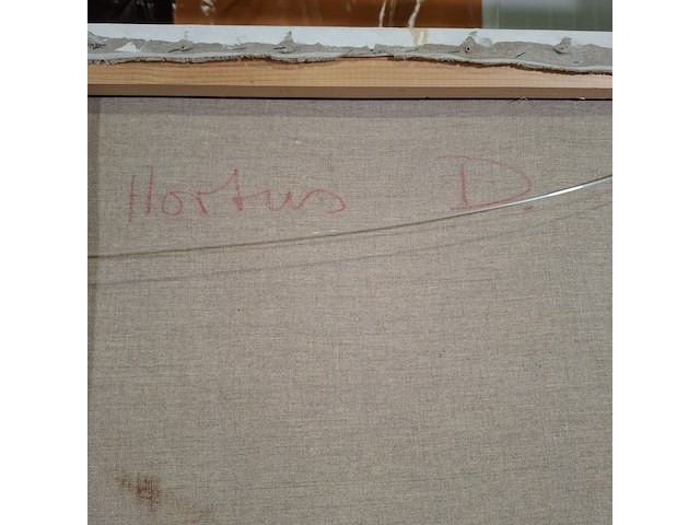 Olieverf schilderij op doek, uwe poth, hortus, 2000 - afbeelding 7 van  8