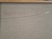 Olieverf schilderij op doek, uwe poth, hortus, 2000 - afbeelding 7 van  8