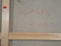 Olieverf schilderij op doek, uwe poth, hortus, 2000 - afbeelding 8 van  8