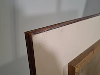 Olieverf schilderij, w.p.m.v. dinther, stilleven met appelen en koffiepot, 1975 - afbeelding 8 van  10