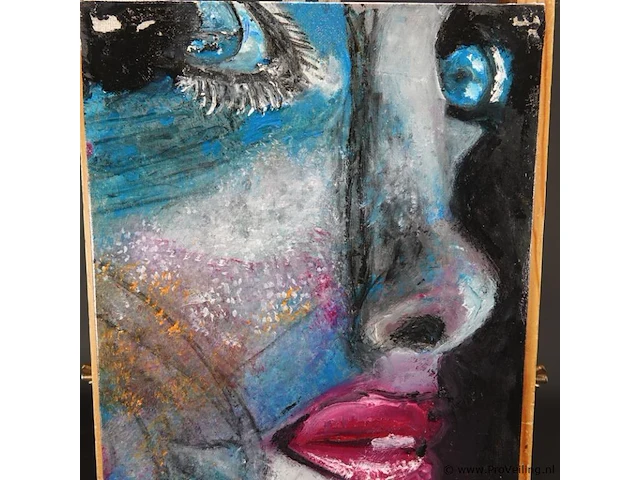 Olieverfschilderij op doek - afbeelding 3 van  5
