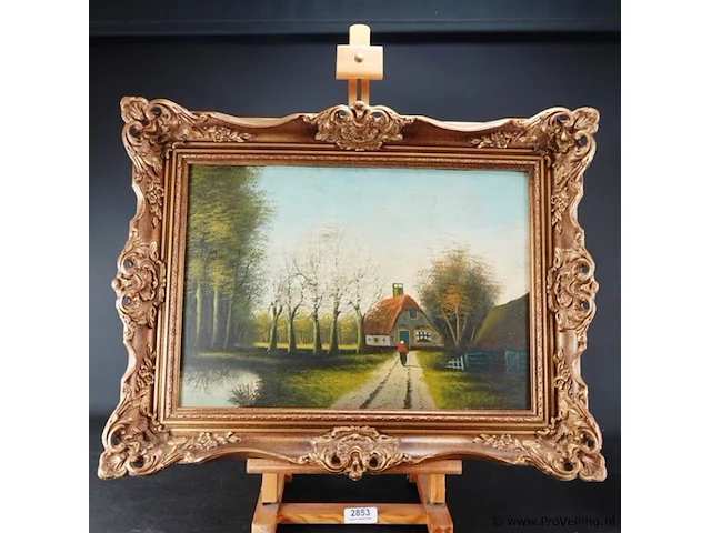 Olieverfschilderij - afbeelding 1 van  5