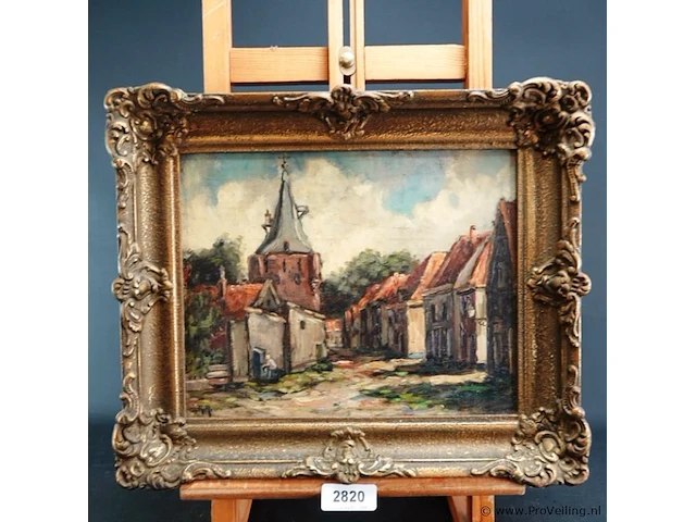 Olieverfschilderij - afbeelding 1 van  5