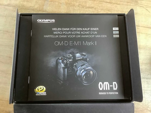 Olympus camera om-d e-m1 mark ii body (black) - afbeelding 3 van  9