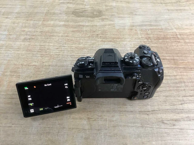 Olympus camera om-d e-m1 mark ii body (black) - afbeelding 8 van  9