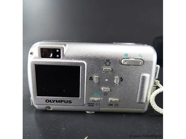 Olympus mju 400 4 megapixels, 3x zoom camera in etui - afbeelding 4 van  5