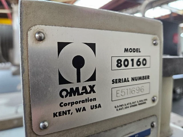 Omax - 80160 - waterstraalsnijmachine - afbeelding 14 van  15