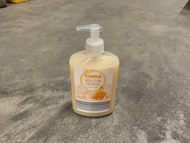 Ombia - melk & honing - flacon á 500ml handzeep (32x) - afbeelding 1 van  1
