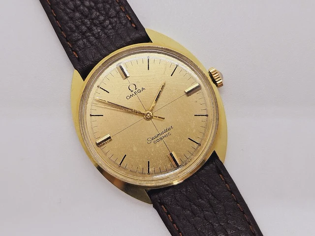 Omega seamaster cosmic gouden gp herenhorloge - afbeelding 1 van  8