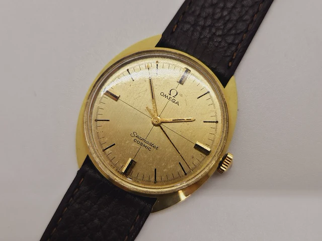 Omega seamaster cosmic gouden gp herenhorloge - afbeelding 2 van  8