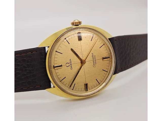Omega seamaster cosmic gouden gp herenhorloge - afbeelding 3 van  8
