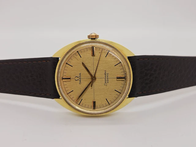 Omega seamaster cosmic gouden gp herenhorloge - afbeelding 4 van  8