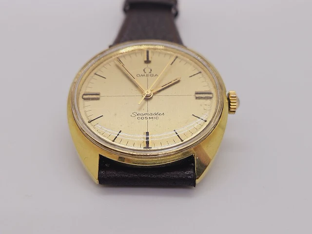 Omega seamaster cosmic gouden gp herenhorloge - afbeelding 7 van  8