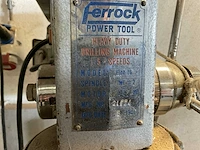 Omga / ferrock t55-300ce / fm16 afkortcirkelzaagmachine + kolomboor - afbeelding 7 van  7