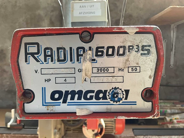 Omga radial 600 p3 s radiaalafkortzaagmachine - afbeelding 5 van  13