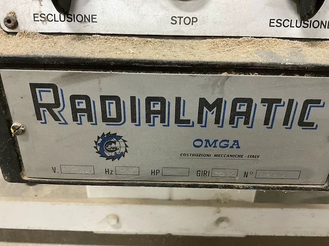 Omga radialmatic radiaalafkortzaagmachine (2x) - afbeelding 4 van  21
