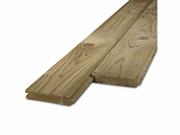 Omheining pakket beton/hout planken antraciet 10 meter - afbeelding 2 van  2
