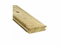 Omheining pakket beton/hout planken grijs 10 meter - afbeelding 2 van  2
