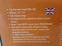 Omvormer, power boozt, rhino pb-2500-12 - afbeelding 5 van  7
