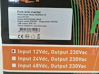 Omvormer, power boozt, rhino pb-2500-12 - afbeelding 6 van  7