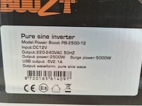 Omvormer, power boozt, rhino pb-2500-12 - afbeelding 7 van  7
