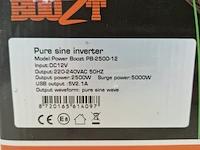 Omvormer, power boozt, rhino pb-2500-12 - afbeelding 6 van  7