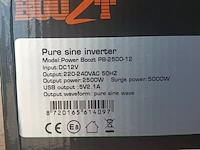 Omvormer, power boozt, rhino pb2500-12 - afbeelding 6 van  6