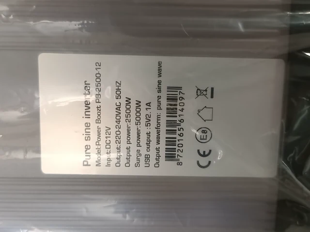 Omvormer, rhino, power boozt pb-2500-12 - afbeelding 5 van  17