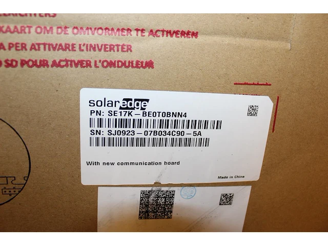 Omvormer solar edge se17k-beotobnn4. - afbeelding 2 van  2