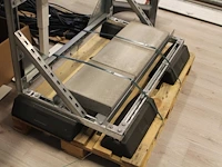 Omvormerframe conduct pv shelter. nieuw op pallet. afmeting 110 x 70 x 145 cm. - afbeelding 3 van  4
